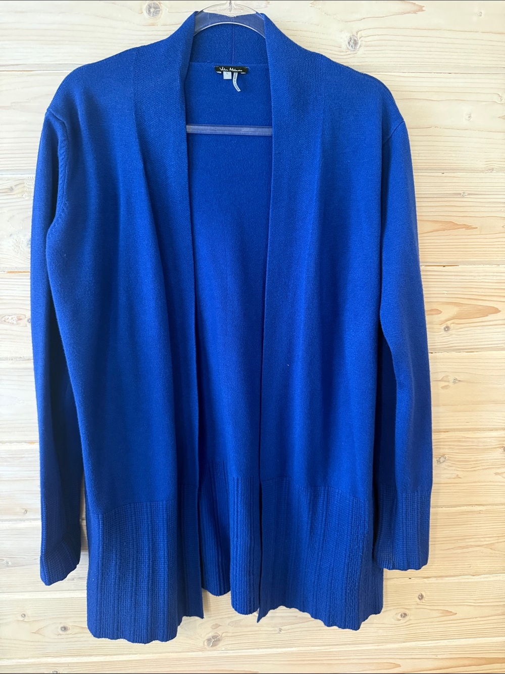 Women’s Royal Blue Open-Front Cardigan Sweater